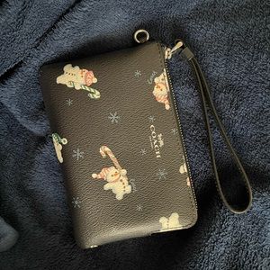 Coach Limited Edition Snowman Pouch